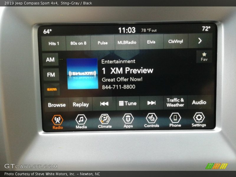 Sting-Gray / Black 2019 Jeep Compass Sport 4x4