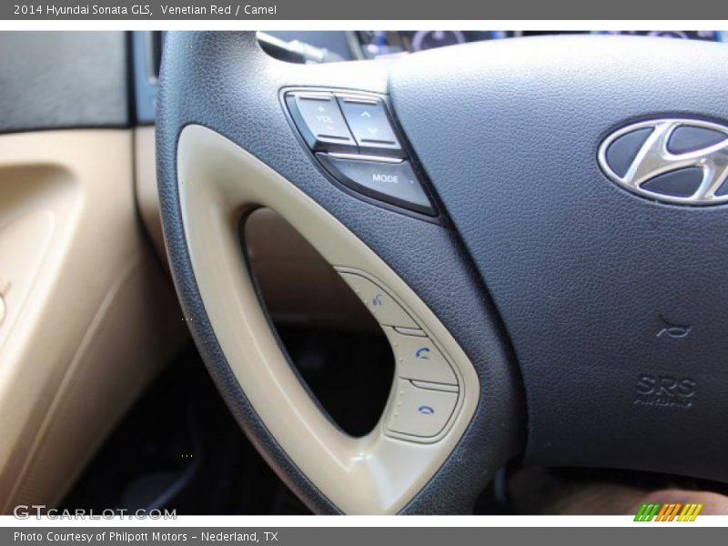 Venetian Red / Camel 2014 Hyundai Sonata GLS