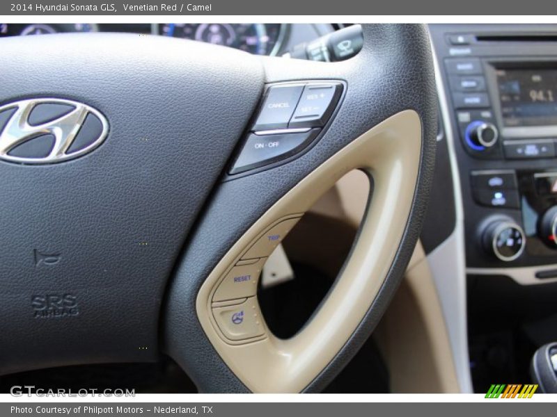 Venetian Red / Camel 2014 Hyundai Sonata GLS
