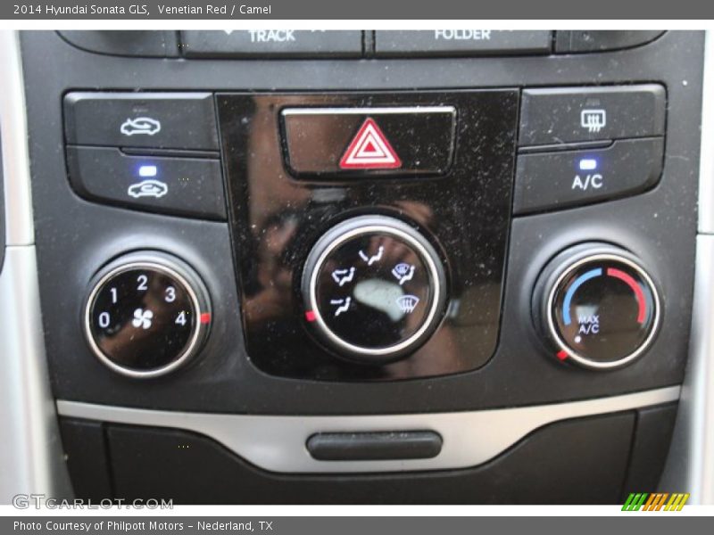 Venetian Red / Camel 2014 Hyundai Sonata GLS