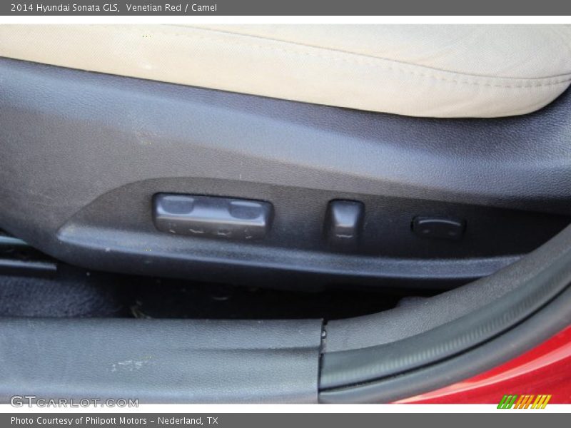 Venetian Red / Camel 2014 Hyundai Sonata GLS