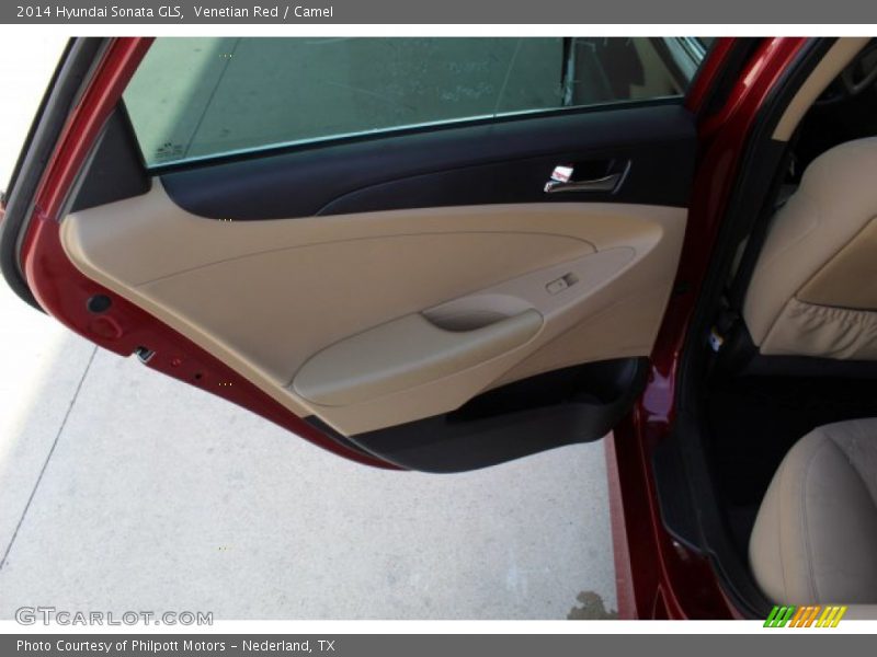 Venetian Red / Camel 2014 Hyundai Sonata GLS