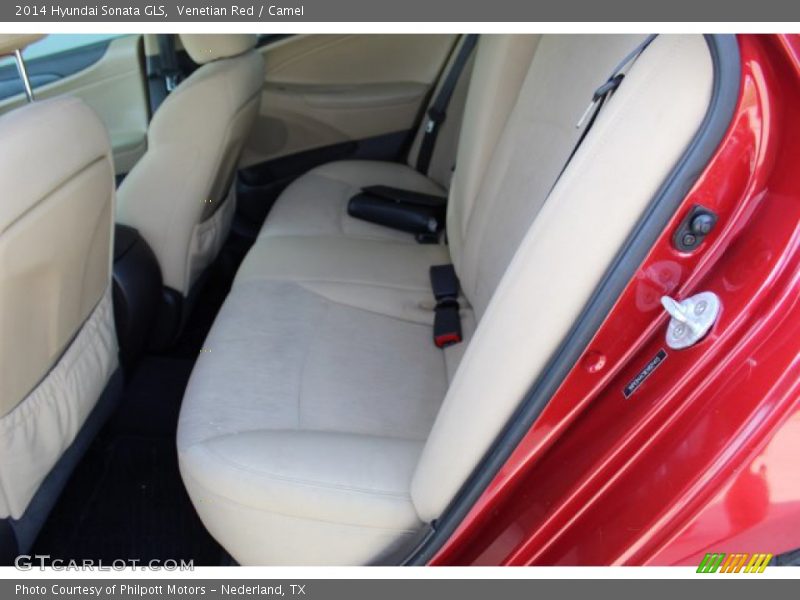 Venetian Red / Camel 2014 Hyundai Sonata GLS