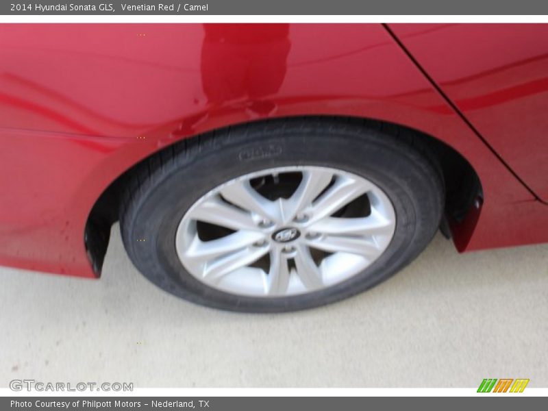 Venetian Red / Camel 2014 Hyundai Sonata GLS