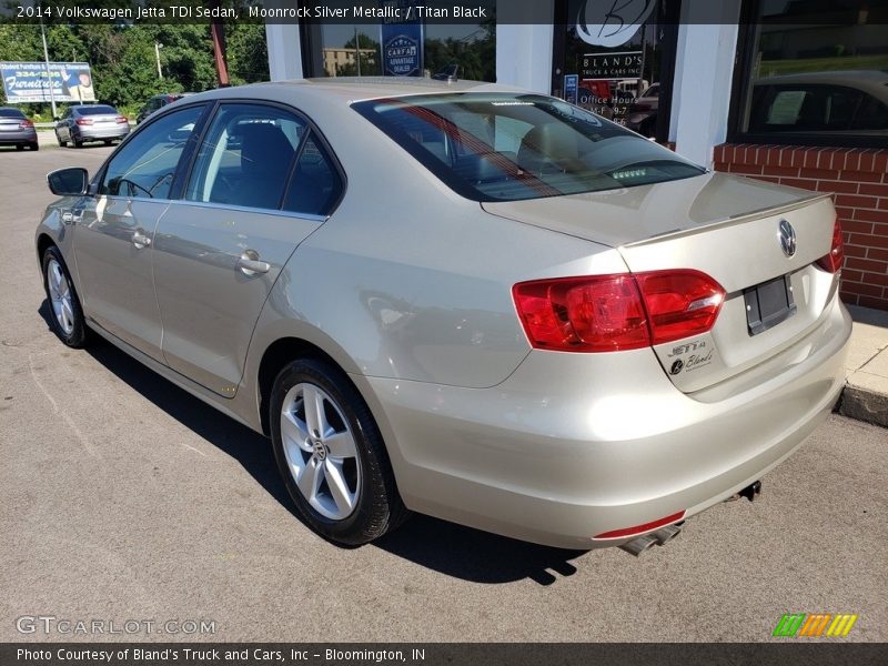 Moonrock Silver Metallic / Titan Black 2014 Volkswagen Jetta TDI Sedan