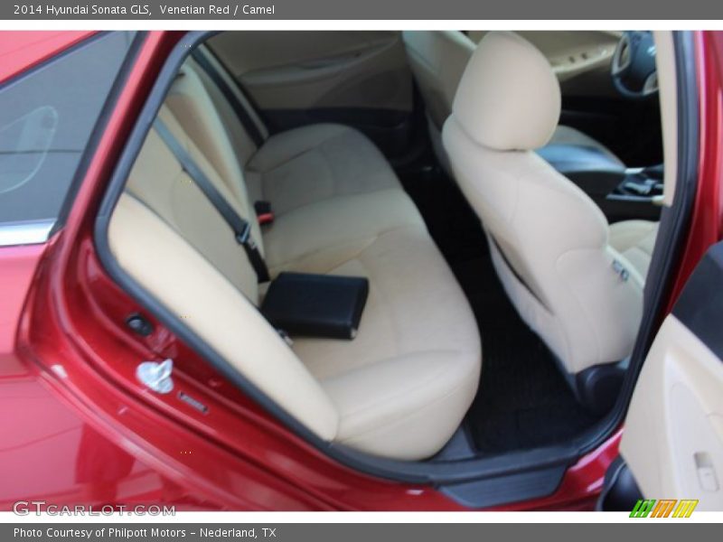 Venetian Red / Camel 2014 Hyundai Sonata GLS