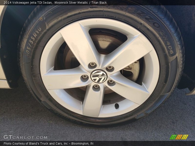 Moonrock Silver Metallic / Titan Black 2014 Volkswagen Jetta TDI Sedan