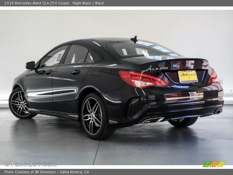 Night Black / Black 2019 Mercedes-Benz CLA 250 Coupe