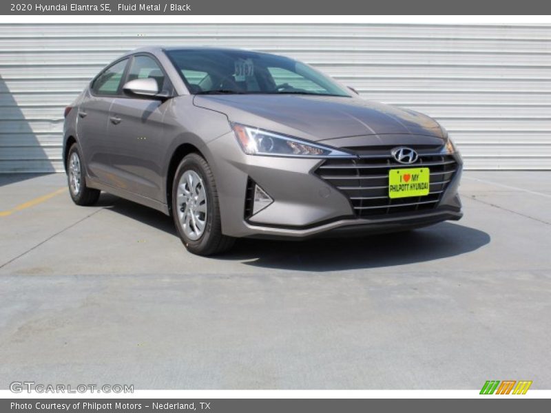 Fluid Metal / Black 2020 Hyundai Elantra SE