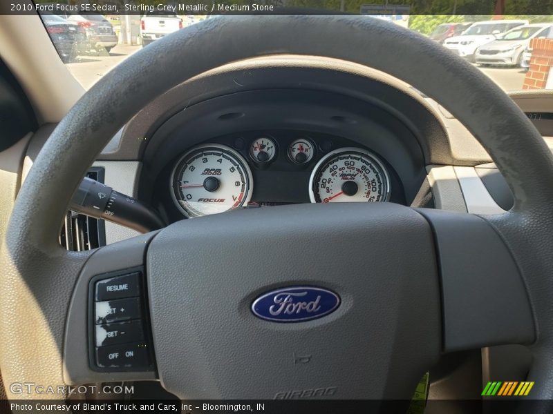 Sterling Grey Metallic / Medium Stone 2010 Ford Focus SE Sedan