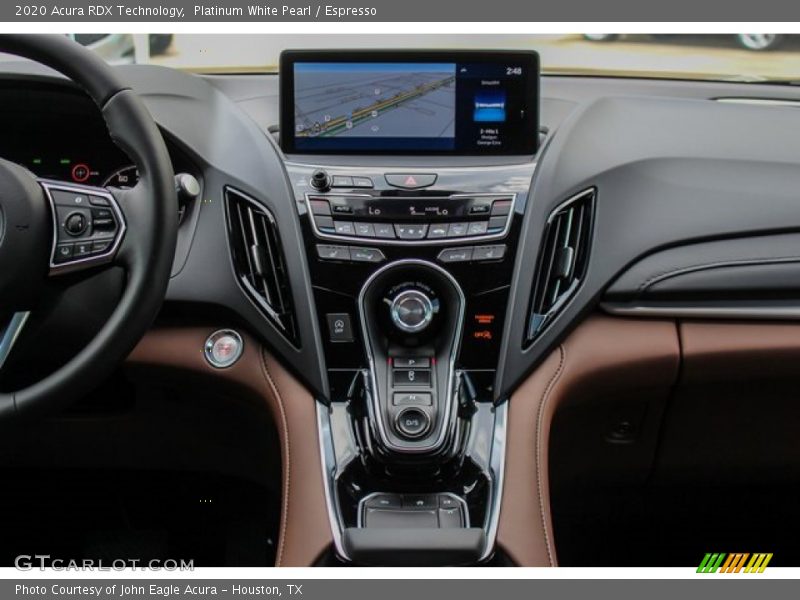 Platinum White Pearl / Espresso 2020 Acura RDX Technology