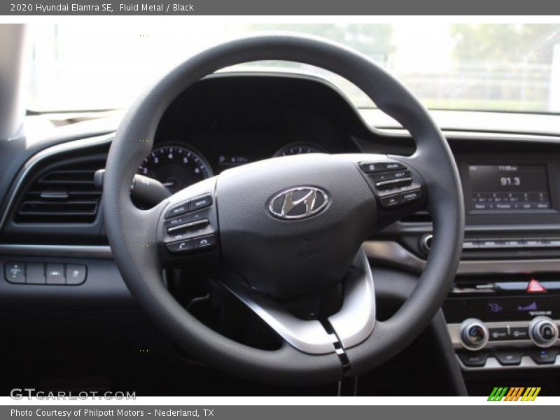 Fluid Metal / Black 2020 Hyundai Elantra SE