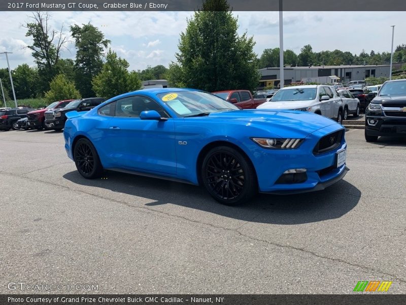 Grabber Blue / Ebony 2017 Ford Mustang GT Coupe