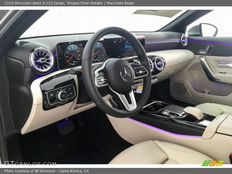 Mojave Silver Metallic / Macchiato Beige 2019 Mercedes-Benz A 220 Sedan