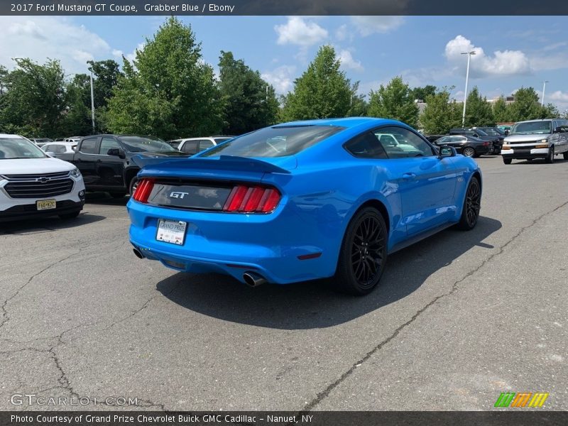 Grabber Blue / Ebony 2017 Ford Mustang GT Coupe