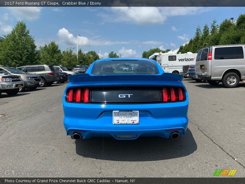 Grabber Blue / Ebony 2017 Ford Mustang GT Coupe