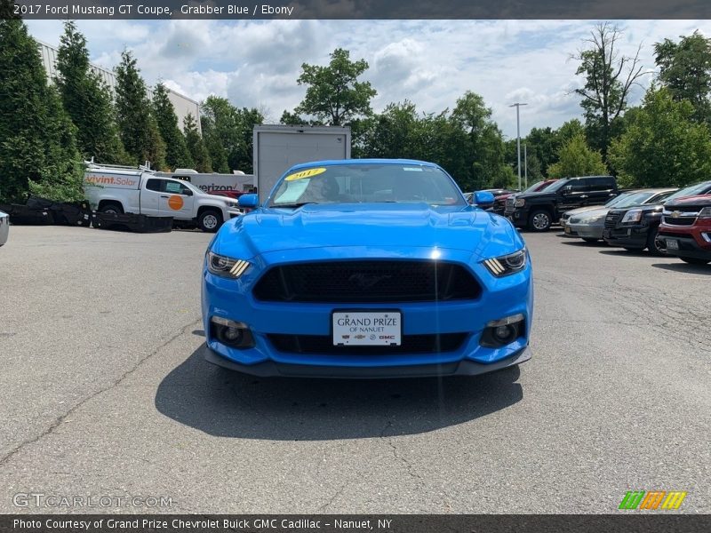 Grabber Blue / Ebony 2017 Ford Mustang GT Coupe