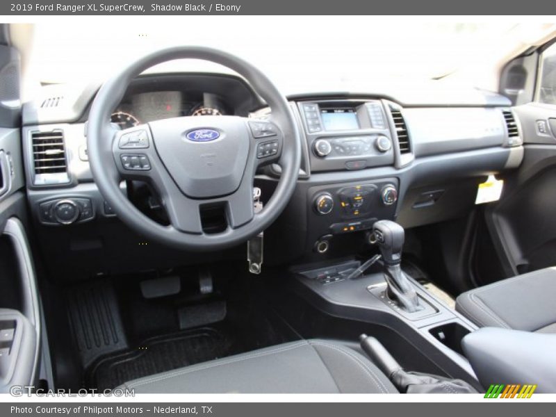 Dashboard of 2019 Ranger XL SuperCrew