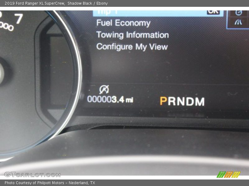 Shadow Black / Ebony 2019 Ford Ranger XL SuperCrew