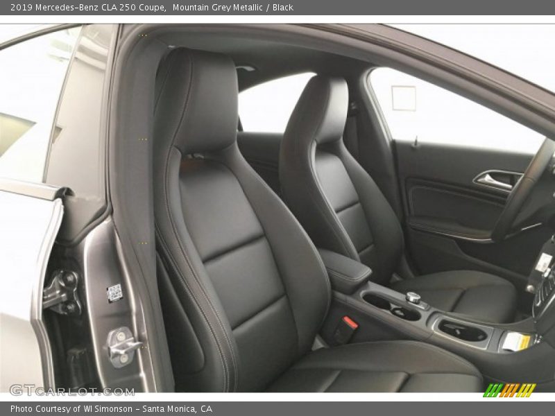 Mountain Grey Metallic / Black 2019 Mercedes-Benz CLA 250 Coupe