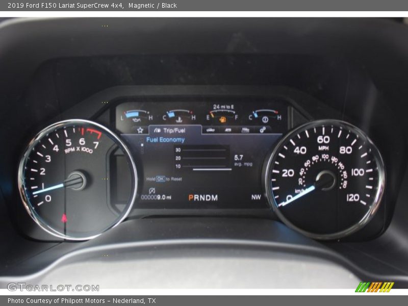Magnetic / Black 2019 Ford F150 Lariat SuperCrew 4x4