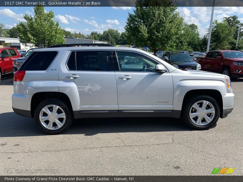 Quicksilver Metallic / Jet Black 2017 GMC Terrain SLE