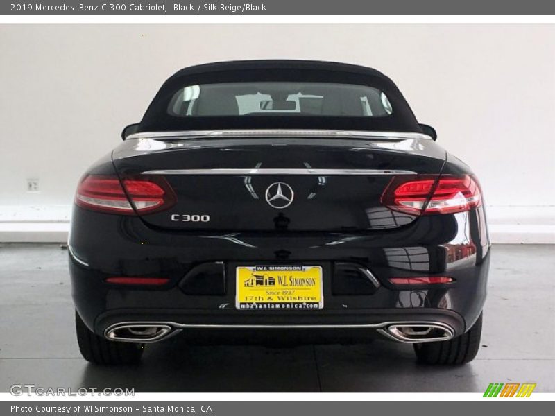 Black / Silk Beige/Black 2019 Mercedes-Benz C 300 Cabriolet