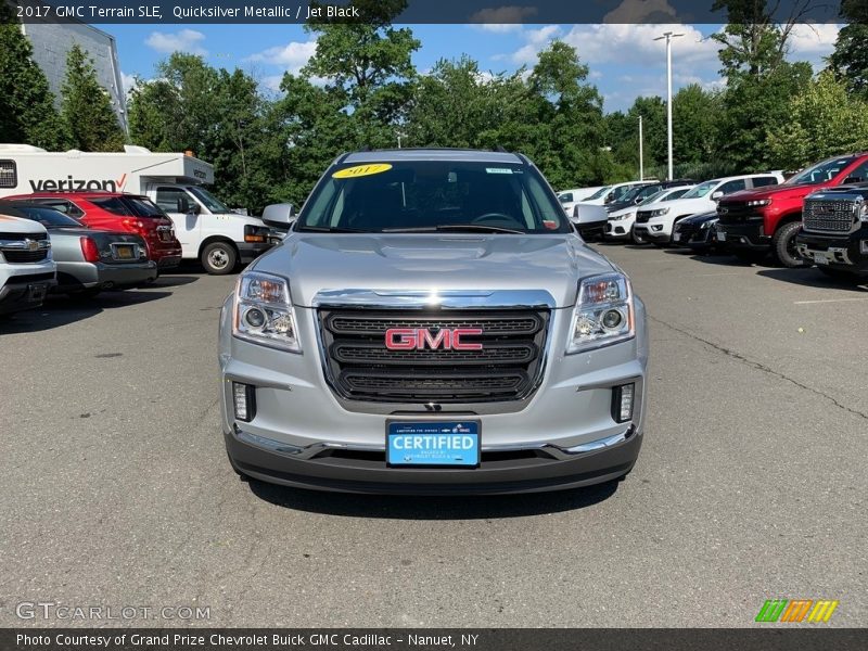 Quicksilver Metallic / Jet Black 2017 GMC Terrain SLE