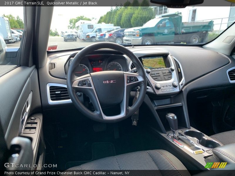 Quicksilver Metallic / Jet Black 2017 GMC Terrain SLE