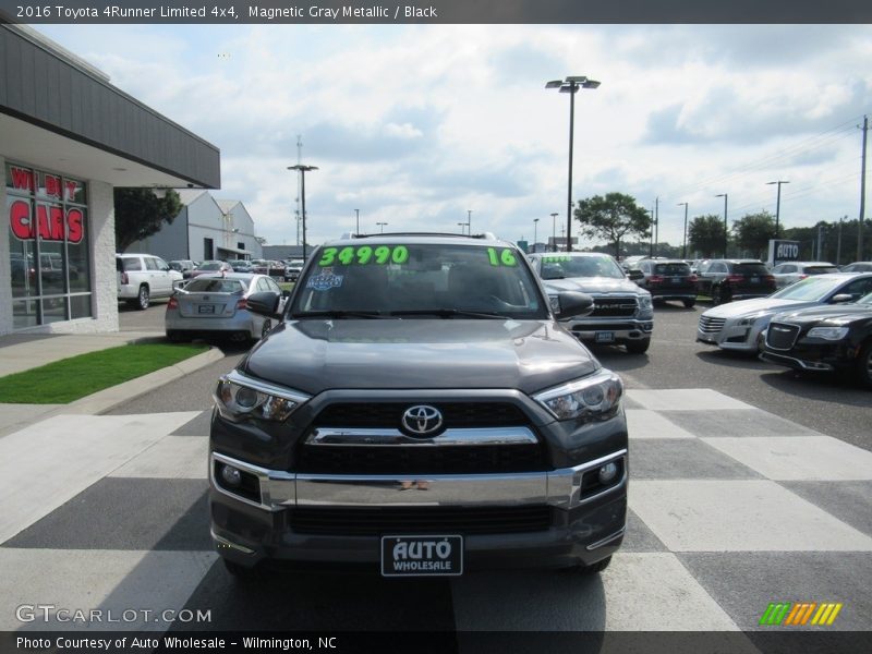 Magnetic Gray Metallic / Black 2016 Toyota 4Runner Limited 4x4