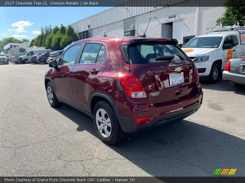 Crimson Metallic / Jet Black 2017 Chevrolet Trax LS