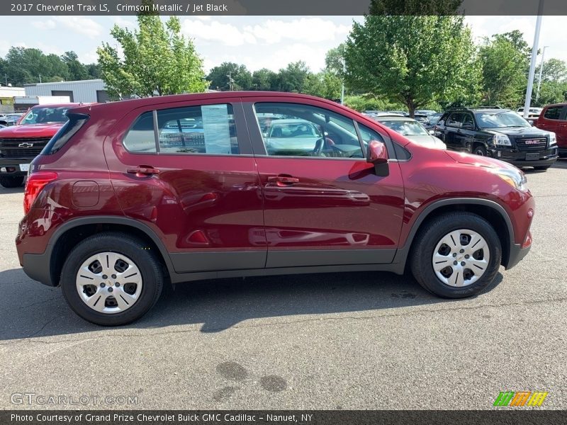 Crimson Metallic / Jet Black 2017 Chevrolet Trax LS