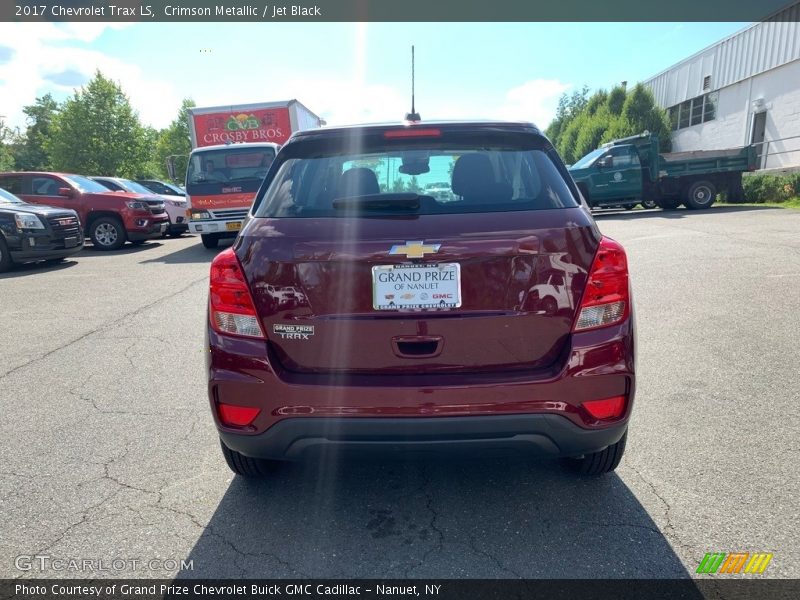 Crimson Metallic / Jet Black 2017 Chevrolet Trax LS