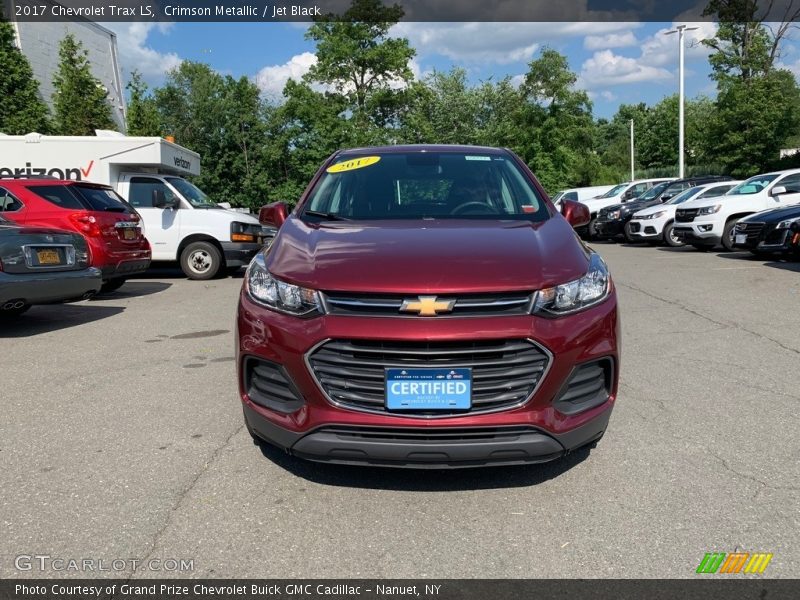 Crimson Metallic / Jet Black 2017 Chevrolet Trax LS
