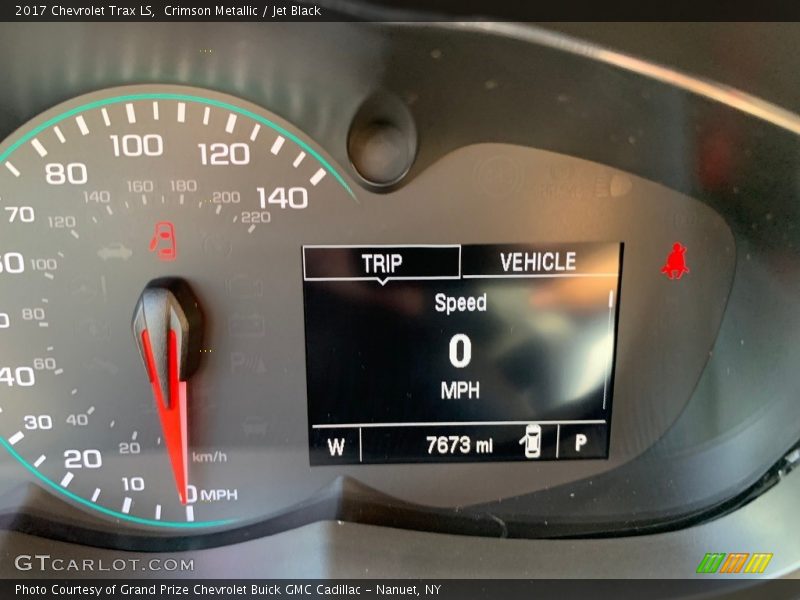 Crimson Metallic / Jet Black 2017 Chevrolet Trax LS