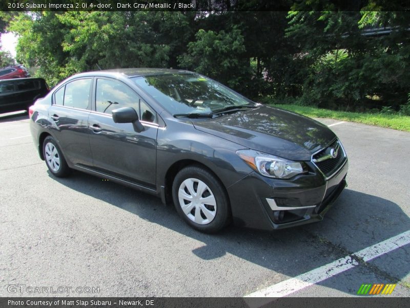 Dark Gray Metallic / Black 2016 Subaru Impreza 2.0i 4-door