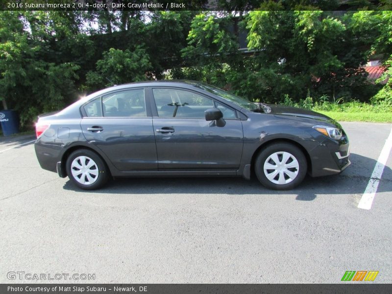 Dark Gray Metallic / Black 2016 Subaru Impreza 2.0i 4-door