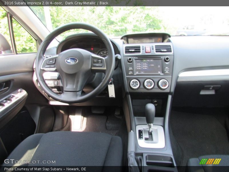 Dark Gray Metallic / Black 2016 Subaru Impreza 2.0i 4-door
