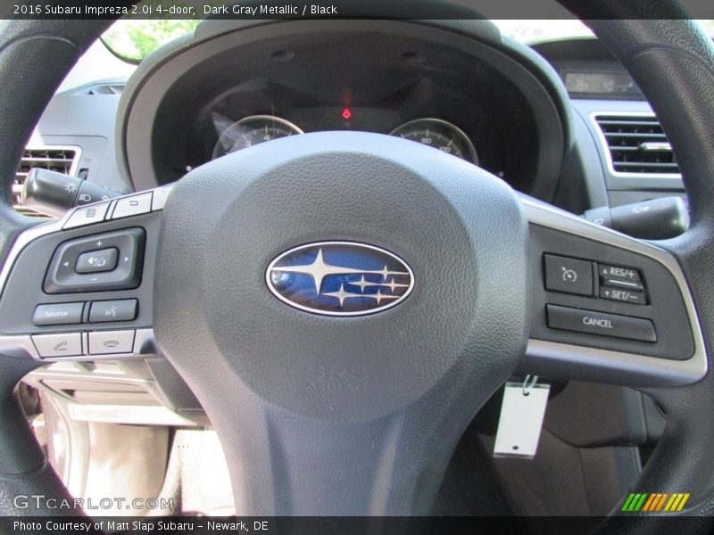 Dark Gray Metallic / Black 2016 Subaru Impreza 2.0i 4-door