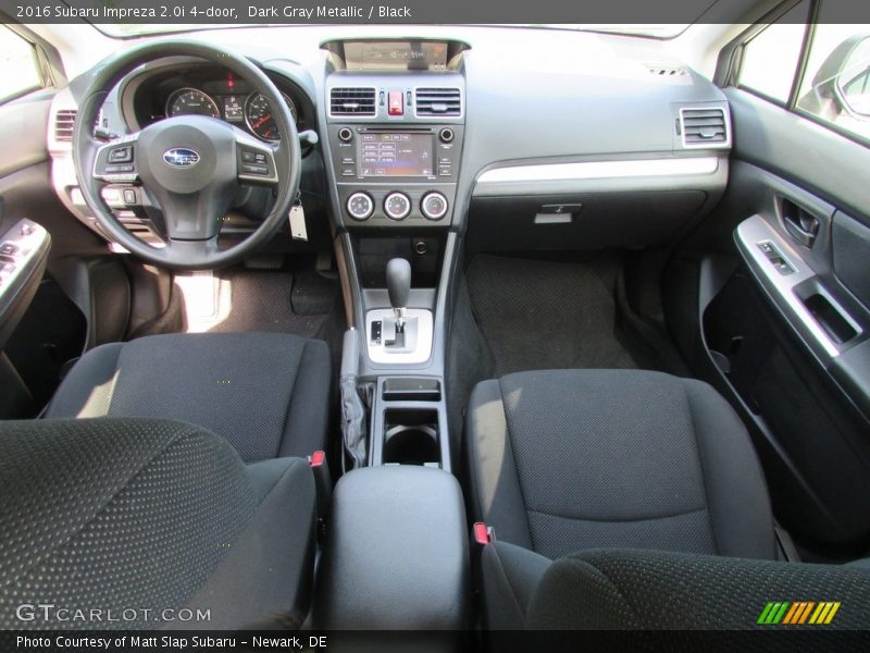Dark Gray Metallic / Black 2016 Subaru Impreza 2.0i 4-door