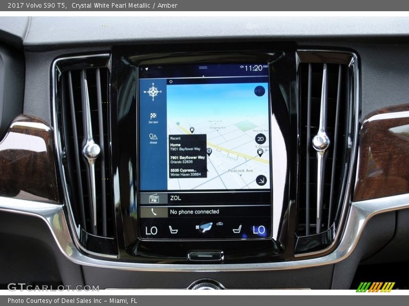 Navigation of 2017 S90 T5