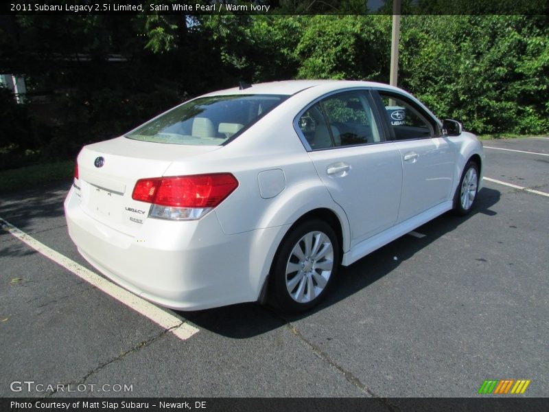 Satin White Pearl / Warm Ivory 2011 Subaru Legacy 2.5i Limited