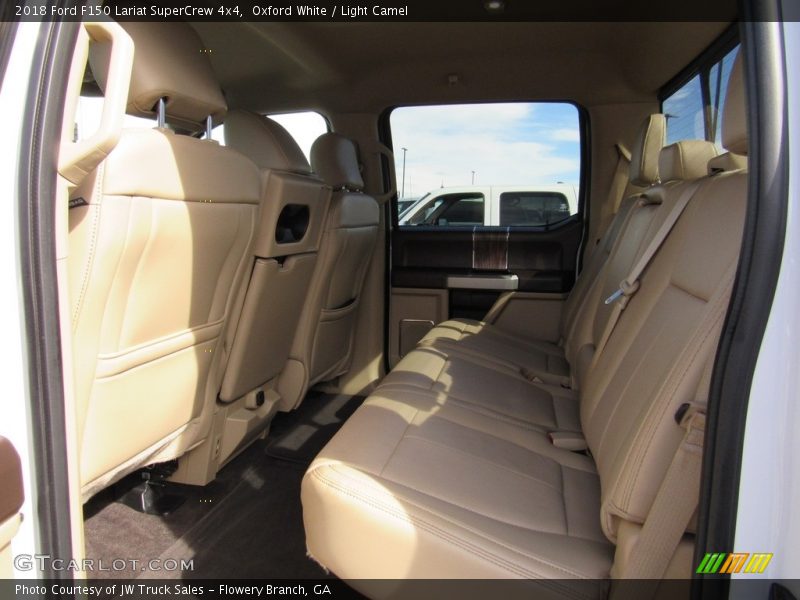Oxford White / Light Camel 2018 Ford F150 Lariat SuperCrew 4x4