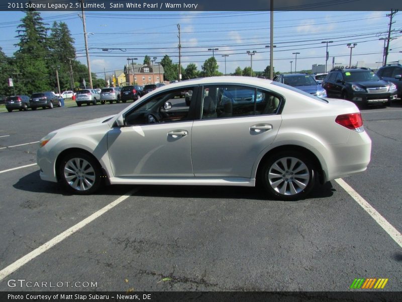 Satin White Pearl / Warm Ivory 2011 Subaru Legacy 2.5i Limited