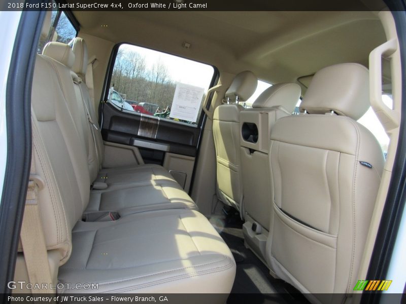 Oxford White / Light Camel 2018 Ford F150 Lariat SuperCrew 4x4