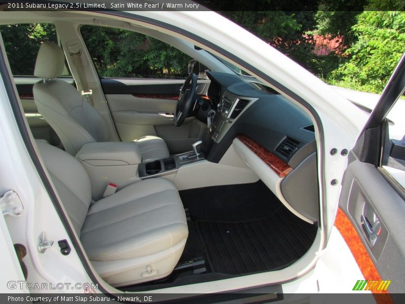 Satin White Pearl / Warm Ivory 2011 Subaru Legacy 2.5i Limited