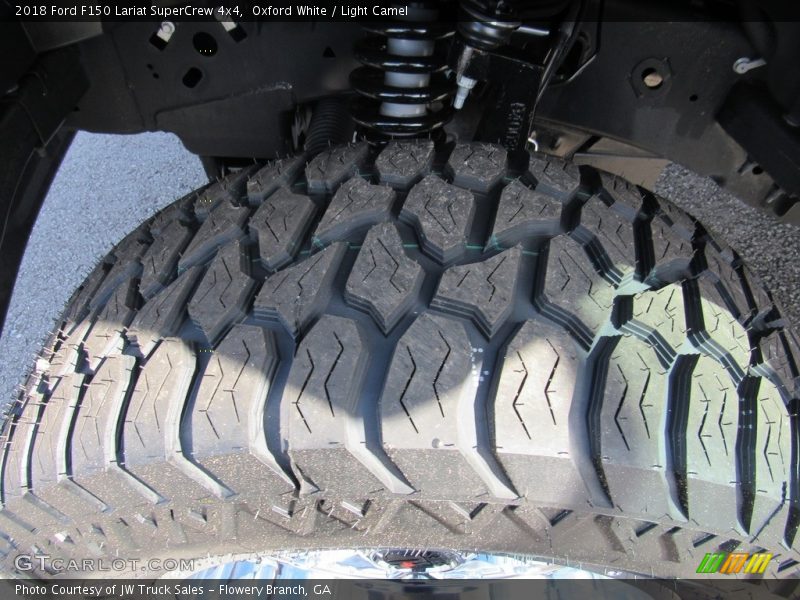 Oxford White / Light Camel 2018 Ford F150 Lariat SuperCrew 4x4