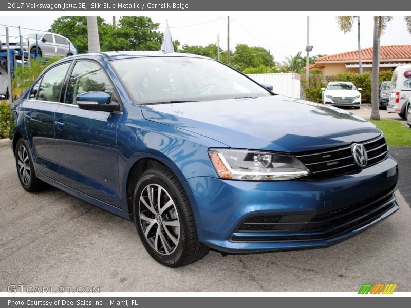 Silk Blue Metallic / Cornsilk Beige 2017 Volkswagen Jetta SE