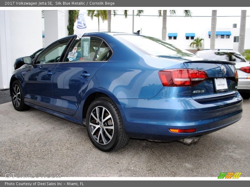 Silk Blue Metallic / Cornsilk Beige 2017 Volkswagen Jetta SE