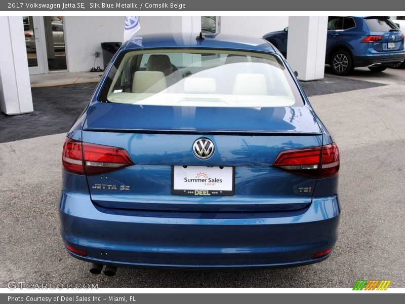 Silk Blue Metallic / Cornsilk Beige 2017 Volkswagen Jetta SE